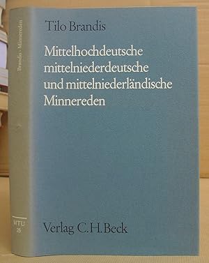 Bild des Verkufers fr Mittelhochdeutsche, Mittelniederdeutsche Und Mittelniederlndische Minnereden - Verzeichnis Der Handschriften Und Drucke zum Verkauf von Eastleach Books