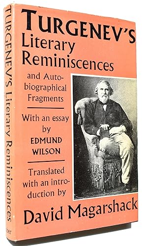 Seller image for TURGENEV'S LITERARY REMINISCENCES And Autobiographical Fragments for sale by Dodman Books