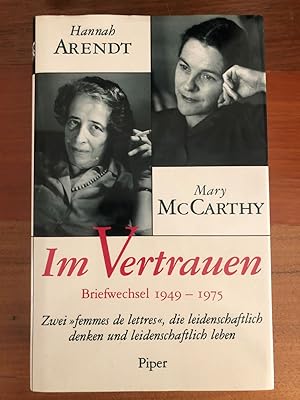 Seller image for Im Vertrauen. Briefwechsel 1949 - 1975. for sale by Libretto Antiquariat & mundart.ch
