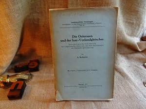 Die Osterseen und der Isar-Vorlandgletscher. Eine geologische Schilderung der Umgebung der Osters...