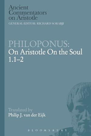 Immagine del venditore per Philoponus : On Aristotle on the Soul venduto da GreatBookPrices