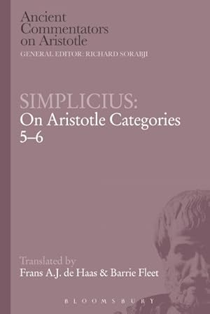 Immagine del venditore per Simplicius - On Aristotle Categories 5-6 venduto da GreatBookPrices