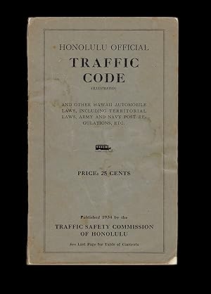 [Automobiliana] Honolulu Official Traffic Code for 1934