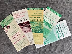 Annual World's Summer Curling Championship Nelson, B.C. (Entry form & rules pamphlets for 1959 - ...