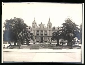 Fotografie Lehnert, Landrock, Tunis, Ansicht Monaco, Casino - Kasino mit Vorplatz