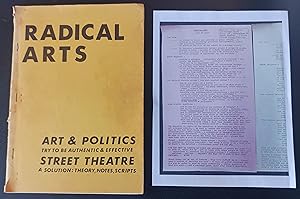 Radical Arts. Art & Politics Try to Be Authentic & Effective. Street Theatre. A Solution: Theory,...