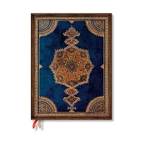 Bild des Verkufers fr Safavid Indigo (Safavid Binding Art) Ultra 12-month Day-at-a-Time Dayplanner 2024 (Hardcover) zum Verkauf von Grand Eagle Retail