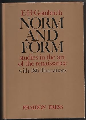 Immagine del venditore per Norm and form : studies in the art of the Renaissance venduto da Joseph Burridge Books