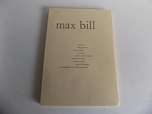 Seller image for max bill. Mit 8 Abbildungen. for sale by Antiquariat Rolf Bulang