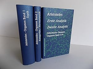 Organon. Griechisch-deutsch. Herausgegeben, übersetzt, mit Einleitung und Anmerkungen versehen vo...