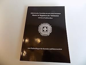 Immagine del venditore per Alphabetisches Verzeichnis der mit Namen bekannten Muster in Teppichen der Turkmenen und deren Nachbarvlker zum Nachschlagen fr Sammler und Interessenten. Mit zahlreichen Abbildungen. venduto da Antiquariat Rolf Bulang