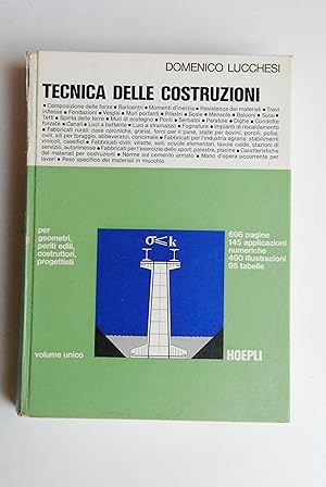 Imagen del vendedor de tecnica delle costruzioni a la venta por STUDIO PRESTIFILIPPO NUNZINA MARIA PIA