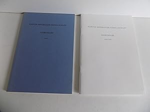 Jahresgabe der Martin Heidegger Gesellschaft 1986-2019/2020 in 29 Heften. Mit zahlreichen Handsch...