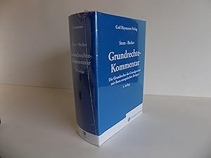 Bild des Verkufers fr Grundrechte-Kommentar. [Auf dem Umschlag:] Die Grundrechte des Grundgesetzes mit ihren europischen Bezgen. 3. Auflage. zum Verkauf von Antiquariat Rolf Bulang