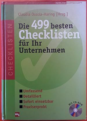 Immagine del venditore per Die 499 besten CHecklisten fr Ihre Unternehmen venduto da biblion2