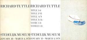 Bild des Verkufers fr Richard Tuttle. Title 1-6 Title I-VI Title A-N Title I1-I6 Titre 1-8 Titolo 1-8 zum Verkauf von Studio Bibliografico Marini