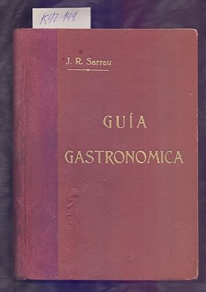 Imagen del vendedor de GUIA GASTRONOMICA - LIBRO TE TEXTO PARA CAMAREROS, COCINEROS Y REPOSTEROS (AO 1940) a la venta por Libreria 7 Soles
