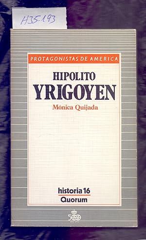 Immagine del venditore per HIPOLITO YRIGOYEN venduto da Libreria 7 Soles