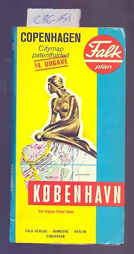 Bild des Verkufers fr COPENHAGEN, CITYMAP PATENTFOLDED - 14 UDGAVE - KOBENHAVN zum Verkauf von Libreria 7 Soles