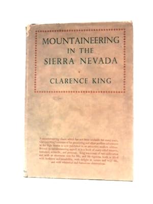 Seller image for Mountaineering in the Sierra Nevada for sale by World of Rare Books