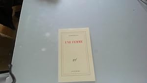 Bild des Verkufers fr Une Femme zum Verkauf von JLG_livres anciens et modernes