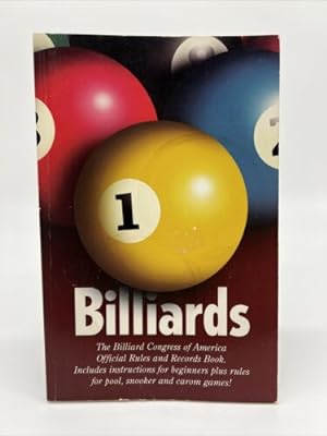 Seller image for Billiards: The Official Rules & Records Book 1997 John Lewis for sale by Dean Family Enterprise