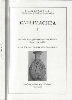 Imagen del vendedor de Callimachea I a la venta por Biblioteca di Babele