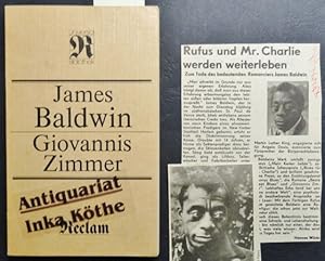 Giovannis Zimmer : Roman + 2 Zeitungsausschnitte über Baldwin - Mit einem Essay von Bernhard Sche...