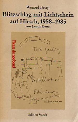 Bild des Verkufers fr Blitzschlag mit Lichtschein auf Hirsch, 1958-1985 von Joseph Beuys. zum Verkauf von Antiquariat Querido - Frank Hermann