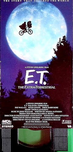 Seller image for E. T. The Extra-Terrestrial [VHS] for sale by Kayleighbug Books, IOBA
