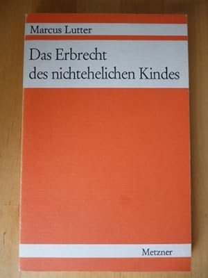 Seller image for Das Erbrecht des nichtehelichen Kindes. for sale by Versandantiquariat Harald Gross