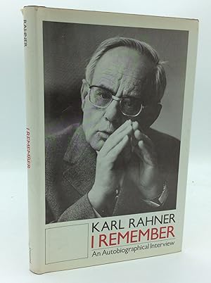 Seller image for I REMEMBER: An Autobiographical Interview with Meinold Krauss for sale by Kubik Fine Books Ltd., ABAA