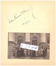 Seller image for HANS KNAPPERTSBUSCH (1888-1965) deutscher Dirigent, Professor, 1919 Deutschlands jngster Generalmusikdirektor, Ehrenbrger der Stdte Bayreuth und Mnchen for sale by Herbst-Auktionen