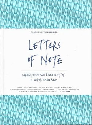 Seller image for Letters of Note: Correspondence Deserving of a Wider Audience for sale by Leura Books
