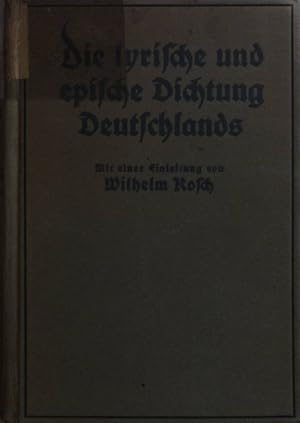 Bild des Verkufers fr Die lyrische und epische Dichtung Deutschlands im 19. Jahrhundert: BAND I: Das Zeitalter der Romantik. zum Verkauf von books4less (Versandantiquariat Petra Gros GmbH & Co. KG)