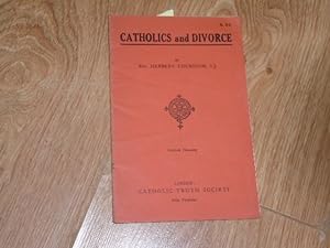 Immagine del venditore per Catholics and Divorce venduto da Dublin Bookbrowsers