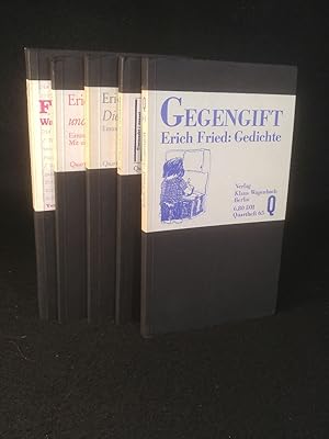 [Erich Fried in der Reihe Quarthefte des Verlags Wagenbach ]. - [5 Bände].