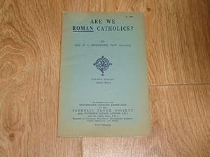 Immagine del venditore per Are We Roman Catholics venduto da Dublin Bookbrowsers