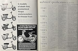 Vespa Motorcycle Promotional Brochure