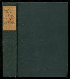 Bild des Verkufers fr Woman on Her Own, False Gods and The Red Robe: Three Plays by Brieux. The English Versions by Mrs. Bernard Shaw, J. F. Fagan, and A. Bernard Mial zum Verkauf von Between the Covers-Rare Books, Inc. ABAA