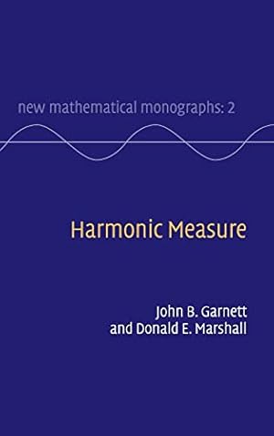 Seller image for Harmonic Measure: 2 (New Mathematical Monographs, Series Number 2) for sale by WeBuyBooks