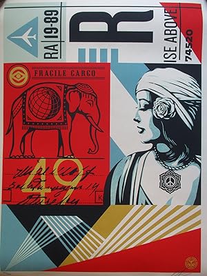 Obey Fragile Cargo (Signed by artist Shepard Fairey)