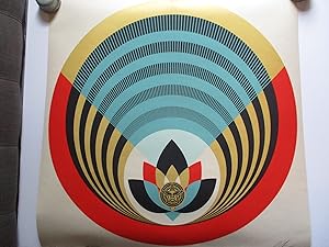 Obey Radiant Lotus Round (Signed by artist Shepard Fairey)