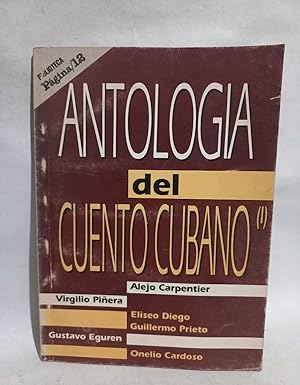Seller image for Antologa del Cuento Cubano for sale by Libros de Ultramar Alicante