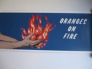 Mike Mandel: Oranges on Fire Poster (signed by artist)