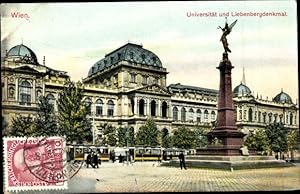 Ansichtskarte / Postkarte Wien 1 Innere Stadt, Universität, Liebenbergdenkmal