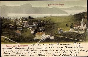 Ansichtskarte / Postkarte Emmetten Kt. Nidwalden, Vierwaldstättersee