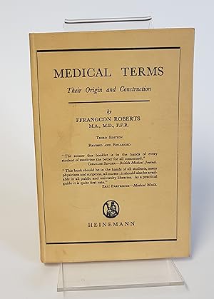 Imagen del vendedor de Medical Terms - Their Origin and Construction a la venta por CURIO