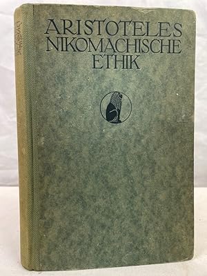 Imagen del vendedor de Nikomachische Ethik. Ins Deutsche bertragen von Adolf Lasson. a la venta por Antiquariat Bler