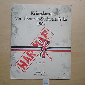 Seller image for Kriegskarte von Deutsch-Sdwestafrika 1904. Reprint. for sale by SinneWerk gGmbH